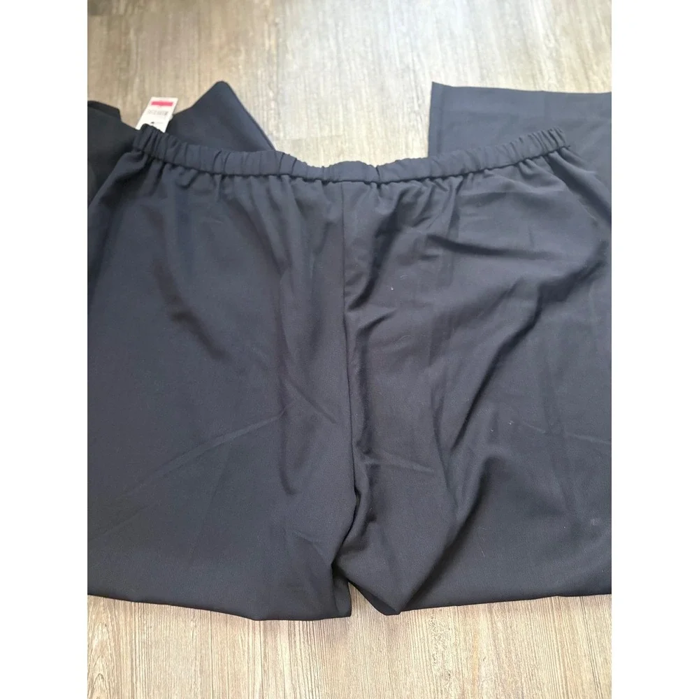 Laura Scott Womens‎ Plus Size 22W Black Pull On Pant Avg